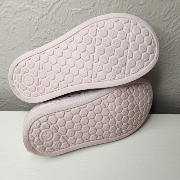 Cat & Jack‎ Kids Pink Patterned Slip On Shoes Size 8 Easter Church Play - Picture 4 of 5